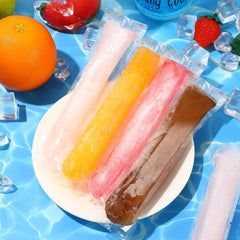 Party - 320 Popsicle Bags 2 Orange Funnels 1 Set