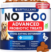 No Poo Chews For Dogs Puppy Coprophagia Stool Eating Deterrent Prevent Dog From Eating Poop Stop Eating Poop Treats With Probiotics & Enzymes Immune Digestive Gut Health Support Supplement
