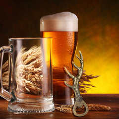 Deer Antler Bottle Opener Is A Small Tool Suitable For Various Parties And Gatherings Used To Open Beer, Wine, Juice, For Bars, Restaurants, Party Supplies, Wine Accessories, Universal Gifts