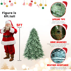 PE, PVC Christmas Tree, Green