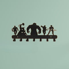 Mermaid-Themed Wall Hook Set, Decorative Metal Wall Hooks For Kitchen