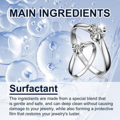 Jack Huo Jewelry Cleaner Necklace Gold Jewelry Cleaning, Black Removal, Stain Removal, Antioxidant Maintenance