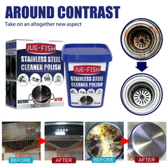 Jueyu Stainless Steel Cleaning Paste, Strong Kitchen Decontamination, Pot Rust Removal, Pot Bottom And Stove Top Black Scale Cleaning