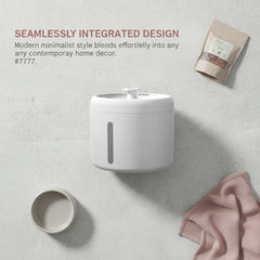 2000ML Automatic Pet Water Fountain, USB Powered Ultra Quiet Circulating Water Dispenser With Side Visible Water Level Window, BPA-Free Fresh Running Water Drinking Bowl For Indoor Cats And Small D