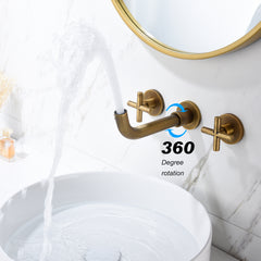 Bathroom Faucets, Wall-mounted Bathroom Sink Faucets