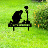 Freedom Is Not Free Silhouette Memorial - Outdoor Tribute For Fallen Heroes