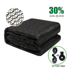 10ft*20ft Black Shade Net Fabric Provides Efficient Shading, Premium Materials, And An Enhanced Plant Growth Environment.