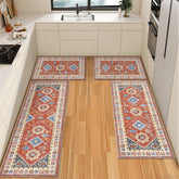 Boho Kitchen Rugs Sets 4 Piece With Runner Floral Kitchen Floor Mat Carpet Farmhouse Kitchen Rugs And Mats Non Skid Washable Runner Rug For Kitchen Floor Sink