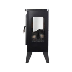 21 InchThree-sided Freestanding Electric Fireplace Stove Heater With 3D Flame Effect With Remote Control--Self-pickup Is Not Supported