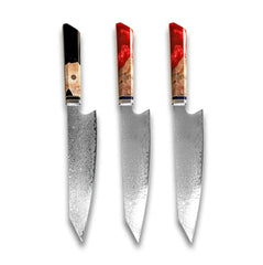 Chef's Knife For Japanese Cuisine In Damascus