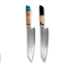 Chef's Knife For Japanese Cuisine In Damascus