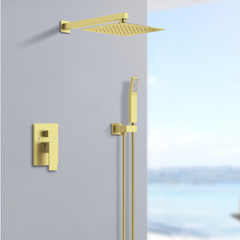 Shower System Shower Mixer Combo Set Wall-mounted