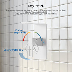 Shower Faucet With Storage Shelves