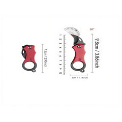 F1 Red Ink Orange Knife Three-piece Set