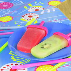 6Pcs Popsicle Molds Reusable Ice Cream DIY Ice Maker Ice Bar Maker Plastic Popsicle Mold For Homemade Iced Snacks