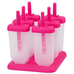 6Pcs Popsicle Molds Reusable Ice Cream DIY Ice Maker Ice Bar Maker Plastic Popsicle Mold For Homemade Iced Snacks