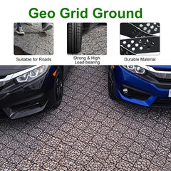 10 Ft*16.5 Ft Honeycomb Geocells, Road Slope Protection And Reinforcement Base, Anti-Erosion Stabilization Engineering Infill 150-800