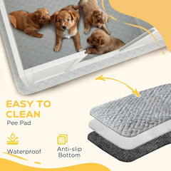 Whelping Box For Puppies With Pee Pad, Pig Rail, Adjustable Door For Small, Medium & Large Breed Dogs Birth,