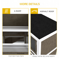 Bunny Hutch with Ramp