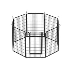 8 Pieces Of Heavy-duty Metal Game Fence