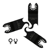 3pcs Oscillating Multitool Hook Knife Blade - High Hardness Double Hook Oscillating Saw Blades For Cutting Soft Materials Roofing Shingles, PVC Floor Carpet, Cardboard