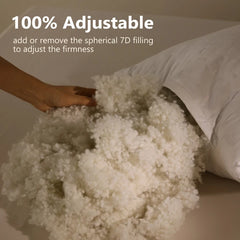 White Queen Size Extra Firm-pillow 2000