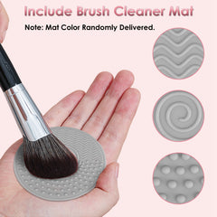 4 In 1 Electric Makeup Brush Cleaner USB Powered Automatic Brush Blender Machine With Timer Digital Display Cleaning Drying UV Disinfection Brush Storage For All Types Of Brushes Valentines Day Gift