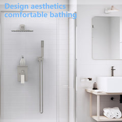 Rainwater Shower System With Storage Rack, Unable To Ship On Weekends