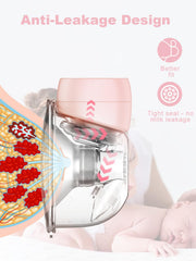 Hands Free Breast, Wearable Breastfeeding 3 Modes & 9 Levels, Double Electric Portable Low Noise With Long Battery Life 1 Pack