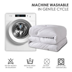 All Season White Oversized Solid Plump Duvet, Premium Hotel, Bedroom And Guesthouse Comforter. This Extra Warm Thick Winter Quilt Transitions Seamlessly For Spring, Autumn Use, Christmas Gift.