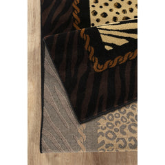 Tribes GCYLS4012 Multi 5 Ft. 3 In. X 7 Ft. 3 In. Animal Print Area Rug