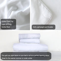 3-piece Set Of Simple And Fresh Blue And White Floral Duvet Cover, Polyester Bedroom Decoration Bedding Set Twin Full Queen King Size