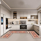 Boho Kitchen Rug Sets 3 Piece With Runner Non Slip Kitchen Rugs And Mats Washable Kitchen Mats For Floor Thick Kitchen Floor Mat Carpet Runner Rugs For Hallway Laundry Holiday Decor