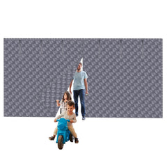 1Pc 16x7FT Magnetic Thermal Insulated Garage Door Curtain For Winter Two Car Garage Screen With Magnetic Closure 8 Roll Up Buckle Straps For Two Cars Weatherproof Windproof Soundproof