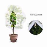 84inch*72inch Rectangular Zippered Greenhouse Fabric Bags For Plant Protection Offer Protection From Cold, Insects, And Wind, With Adjustable Ventilation A Must-have For Increasing Yields.