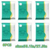 6pcs Portable Disposable Towels, Thickened, Separately Packaged, Soft And Light Beige-Friendly, Highly Absorbent, Suitable For Business Travel, Home Use, Pool Parties, Gym, Office, Vacation, Camping,