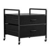 Mini Fridge Stand With Storage 176 Lbs Black Mini Fridge Table 2 Drawers