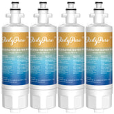 4 Pack Redypure Refrigerator Water Filter Replacement For LG LT700P, ADQ36006101, ADQ36006102, LG 469690, LFX31935ST, RWF1200A, Kenmore 469690, 79572032110, RFC0700A
