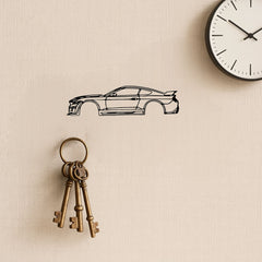 Precision Laser-Cut Metal Wall Art Sleek Sports Car Silhouette