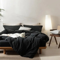 Serta Simply Clean Solid Duvet Cover