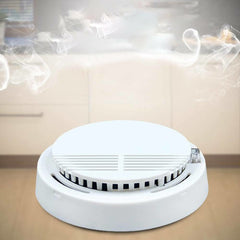 (8 Pack) Smoke Alarm Detector Home Fire Safety Sensor Alert Battery Included (Logistics Only For USPS.TK/TMEU Only For Self-pickup)