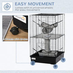 Small Animal Cage Rolling Big Ferret Cage