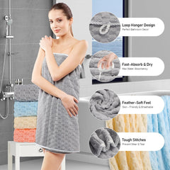 Luxury Microfiber Bath Towels 4-Pack 8X Absorbent Quick-Dry 27.5x55in Ultra Lightweight & Hypoallergenic For Spa Gym Travel Super Soft Bath Sheets Set Mixed Color
