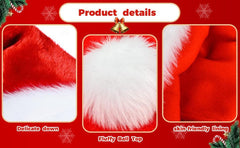 DIY LED Santa Hat - A Creative And Unique Design That Enhances The Festive Atmosphere. A Must-have For Holiday Outfits, A Fun Craft Activity, And A Great Prop For Christmas Party Photos.