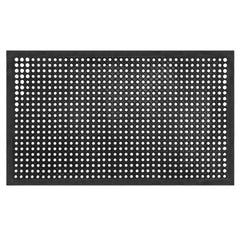 Bar Kitchen Industrial Multi-functional Anti-fatigue Drainage Rubber Non-slip Hexagonal Mat 150X90cmSame Code 56392233