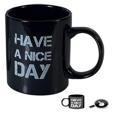 Middle Finger Coffee Cup With 3D Funny Middle Finger Inside Up Yours Mug Gag Gifts For Family For Best April Fool's Day, Valentine's Day