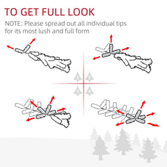 6' Artificial Pencil Christmas Tree, Slim Xmas Tree with 390 Realistic Branch Tips and Plastic Stand, White