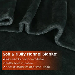 USB Heated Blanket Electric Heated Blanket Heated Poncho Shawl Wrap Throw With Zipper Washable For Home Office 59*31in