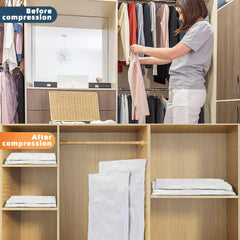 Eco-Friendly Clothes And Bedding Space-Saving Compression Bags, 4 Medium Bags, 4 Large Bags, 2 Extra Large Bags With Pump