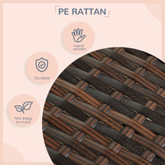 Outdoor Dog Bed with Canopy, Rattan Dog Bed with Soft Cushion Removable Cover for Medium and Large Dogs, Cream White